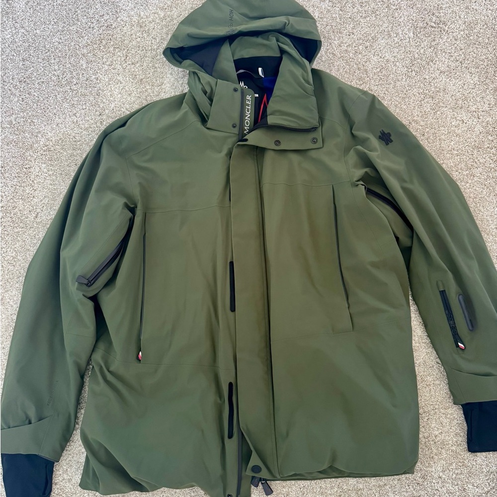 Moncler Grenoble Ski/Snowboard High Performance Green Jacket Men